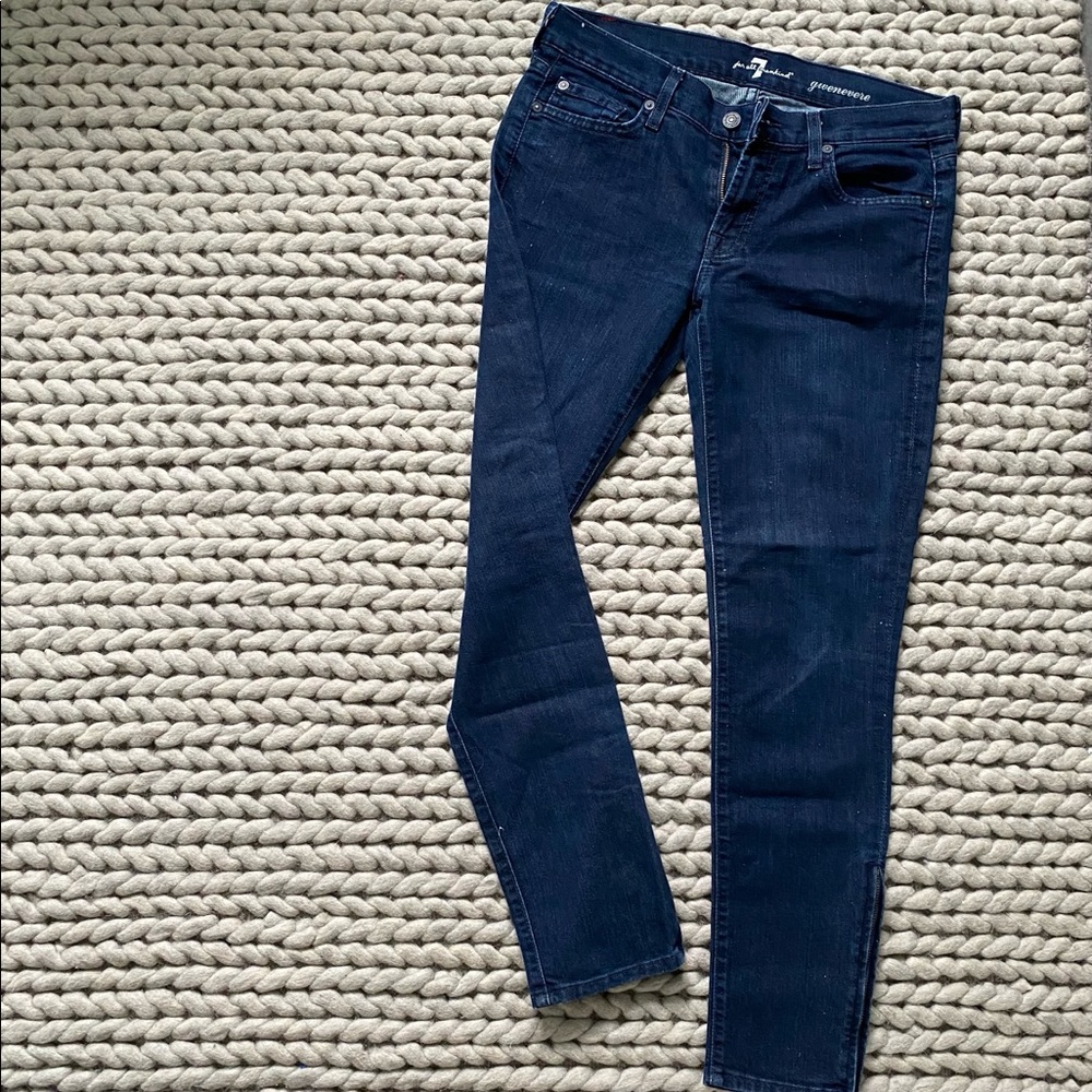 7 for All mankind skinny Gwenevere zipper jean